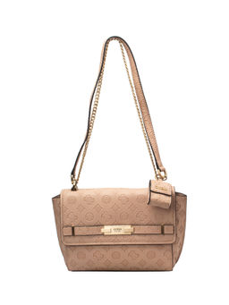 Guess - BEA Beige Printed Sling and Cross Bags