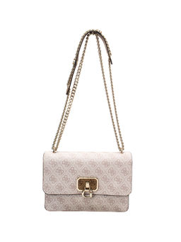 Guess - ALISA White Printed Sling and Cross Bags