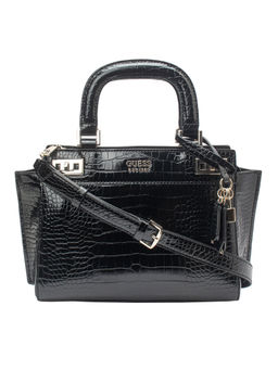 Guess - KATEY Black Patterned Satchels