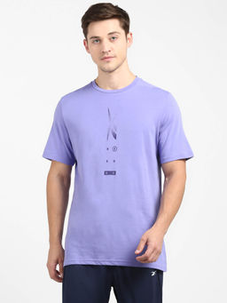 Reebok - TS Speedwick Graphic T Q1 Purple T-Shirt