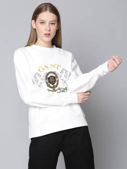 GANT - Women's Off White Sweatshirt