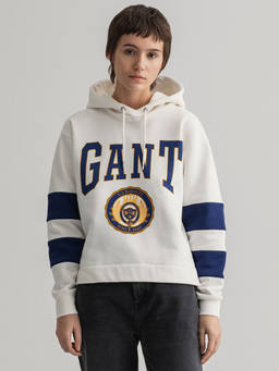GANT - Women's Off White Hoodie