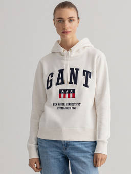 GANT - Women's Off White Hoodie