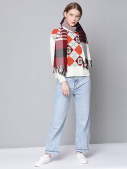 GANT - Women's Red Scarf