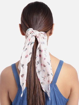 Blueberry - Insect Printed Multi Ruffle Scrunchie