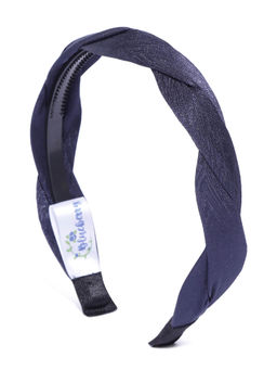 Blueberry - Navy Blue Pleated Hairband