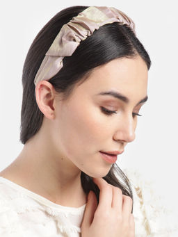 Blueberry - Mauve Pleated Hair Band