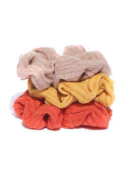 Blueberry - Multi Colour Scrunchies Set of 3