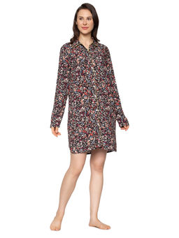 Triumph - Lounge-Me Series Boyfriend Print Soft Nightdress - Multi-Color