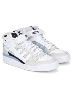 adidas Originals - Forum Mid White Sneakers