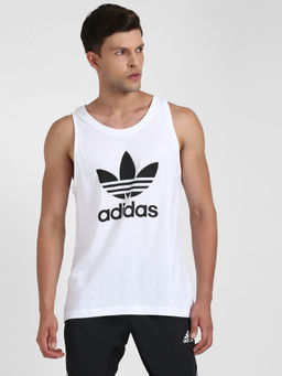 adidas Originals - Trefoil Tank White Casual Tops