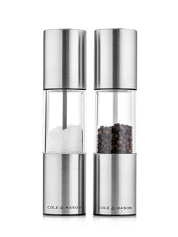 Cole & Mason - Oslo Salt & Pepper Mills For thinKitchen, Precision+, 185mm, Gift Set