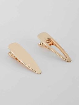 Twenty Dresses by Nykaa Fashion - Glowing In Gold Hairpins (Set of 2)