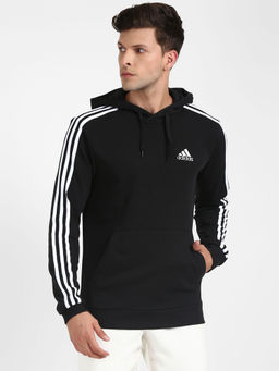 adidas - M 3s Ft Hd Black Sports Sweatshirt