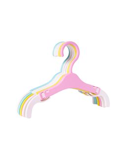 Baby Moo - Plain Multicolour 6 Pack Baby Hanger (Pack of 6)