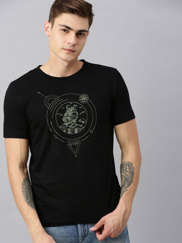 Huetrap - Mens Round Neck Short Sleeve Eco Graphic T-Shirt