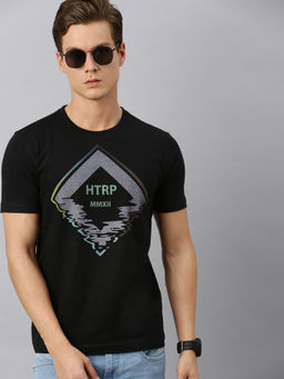 Huetrap - Mens Round Neck Short Sleeve Eco Graphic T-Shirt