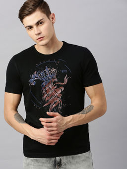 Huetrap - Mens Round Neck Short Sleeve Eco Graphic T-Shirt