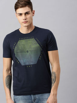 Huetrap - Mens Round Neck Short Sleeve Eco Graphic T-Shirt