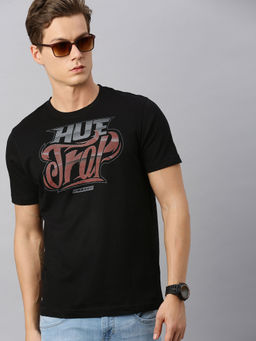 Huetrap - Mens Round Neck Short Sleeve Rogue Graphic T-Shirt