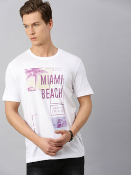 Huetrap - Mens Round Neck Short Sleeve Rogue Graphic T-Shirt