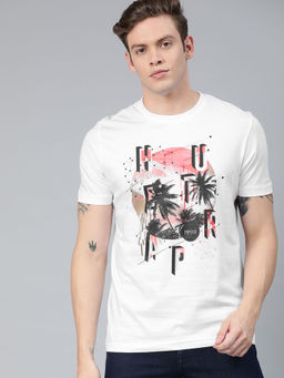 Huetrap - Mens Round Neck Short Sleeve Rogue Graphic T-Shirt
