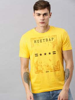 Huetrap - Mens Round Neck Short Sleeve Rogue Graphic T-Shirt