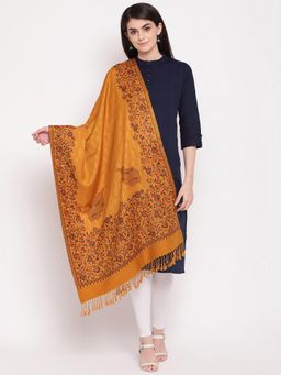 HK colours of fashion - Mustard Viscose Woven Stole