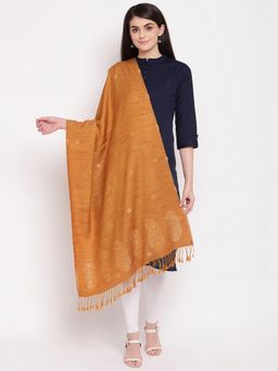 HK colours of fashion - Mustard Viscose Woven Stole