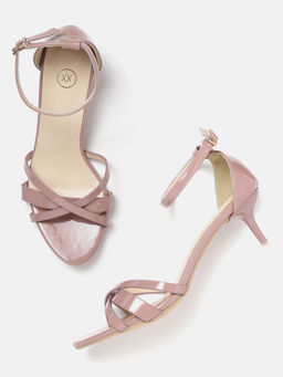 Twenty Dresses by Nykaa Fashion - Purple Solid Kitten Heels