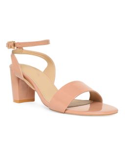 Twenty Dresses by Nykaa Fashion - Pink Solid Round Toe Block Heels