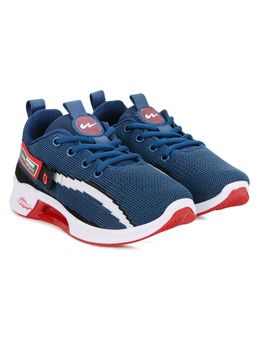 Campus - Blue Textured Sports Shoes For Unisex