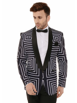HANGUP Black Printed Blazer