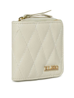 KLEIO - Vegan Leather Quilted Multi Slot Wallet Purse for Women