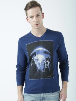 Huetrap - Mens V Neck Long Sleeve T-Shirt
