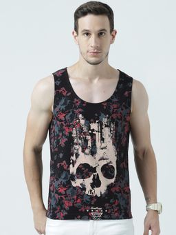Huetrap - Mens Round Neck Sleeveless Tank T-Shirt
