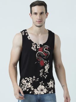 Huetrap - Mens Round Neck Sleeveless Tank T-Shirt