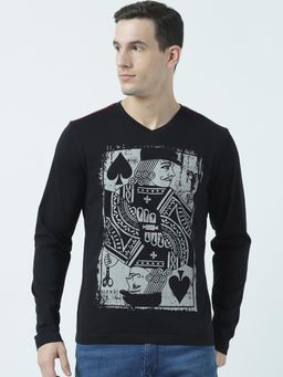 Huetrap - Mens Printed Long Sleeves T-Shirt