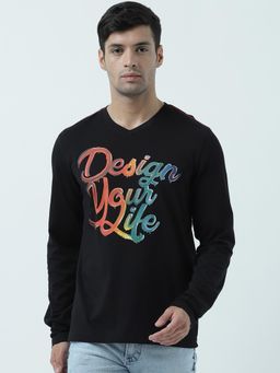 Huetrap - Mens Printed Long Sleeves T-Shirt