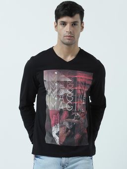Huetrap - Mens Printed Long Sleeves T-Shirt