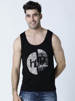 Huetrap - Mens Round Neck Sleeveless Tank T-Shirt