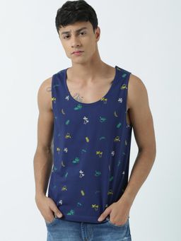 Huetrap - Mens Round Neck Sleeveless Tank T-Shirt