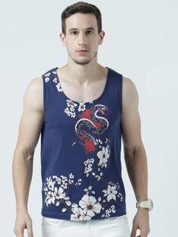 Huetrap - Mens Round Neck Sleeveless Tank T-Shirt