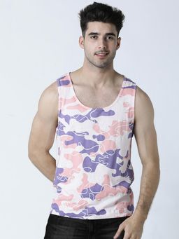 Huetrap - Mens Round Neck Sleeveless Tank T-Shirt