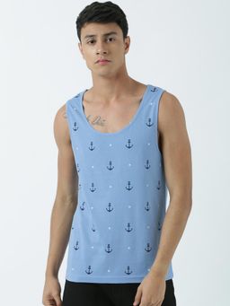 Huetrap - Mens Round Neck Sleeveless Tank T-Shirt