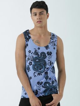 Huetrap - Mens Round Neck Sleeveless Tank T-Shirt
