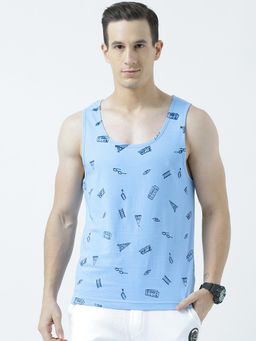 Huetrap - Mens Round Neck Sleeveless Tank T-Shirt