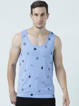 Huetrap - Mens Round Neck Sleeveless Tank T-Shirt