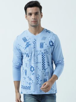 Huetrap - Mens Printed Long Sleeves T-Shirt