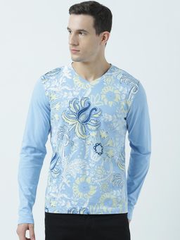 Huetrap - Mens Printed Long Sleeves T-Shirt